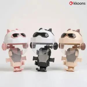 빗물 햇빛 가리개 귀여운 캐릭터 스쿠터 오토바이핸드폰거치대