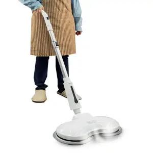 [콩심팥심]신일8000 LED조명 듀얼 회전 무선 물걸레 청소기