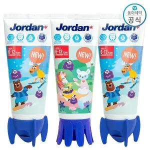 조르단 어린이 치약 스텝 2단계 포도향 90g 3개