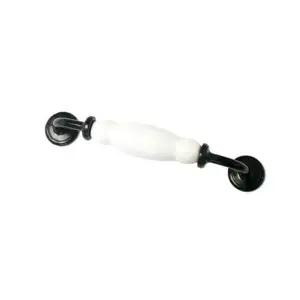 [오너클랜]2구손잡이 블랙앤화이트 128p 자기손잡이 가구손잡이 CB 방문손잡이