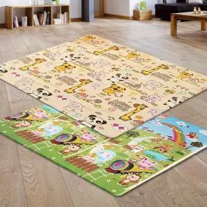 양면 놀이방매트 초특대 방 거실 유아용애기 층간소음 북유럽풍 방지