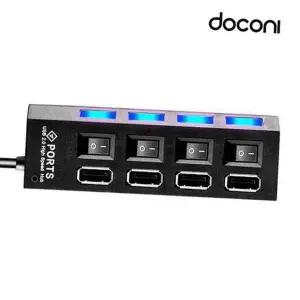 [오너클랜]노트북 스위치 허브 멀티 usb 데스크탑 2.0 전원 컴퓨터USB허브