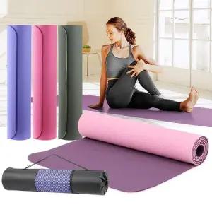 [콩심팥심]TPE 6mm 요가매트가방 휴대용짐매트 운동 홈 트레이닝 스포츠매트