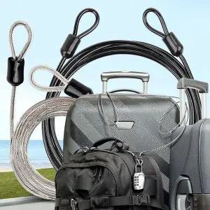 다용도와이어 2M 캐리어자물쇠 가방잠금장치 유럽여행