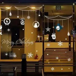 DIY인테리어 뉴 오너먼트 모빌 유리장식스티커 유리용시트지