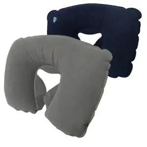 [콩심팥심]휴대용 에어풍선식C형 목배개 캠핑 여행목배게