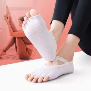 리브리움 요가양말 리본 필라테스 발가락토삭스 무용