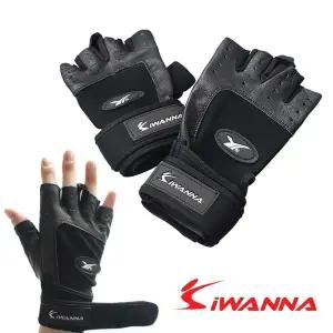[콩심팥심]i워너 이중밴드 고급 헬스장갑 트레이닝용