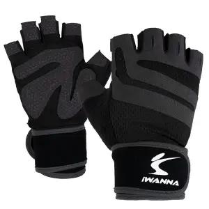 [콩심팥심]i워너GD300 이중밴드 트레이닝장갑 블랙 헬스글러브