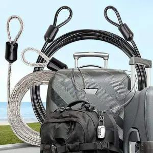 다용도와이어 2M 캐리어자물쇠 가방잠금장치 유럽여행