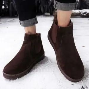 남자구두신발 워커 브라운색 겨울신발 털신발 남자워 jCp6+1dMQ