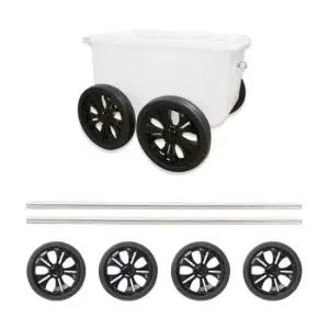 해루질용품 해루질 조과통 바퀴 + 20cm 4p 스텐봉2p 세트