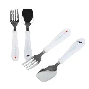 [에이치플러스몰]아기 어린이 스푼 포크 세트 수저 어린이집 유치원