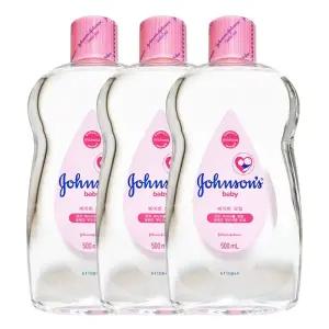 존슨즈베이비 존슨즈 베이비 오일 레귤러 500mL X 3개