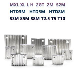 1pc 타이밍 벨트 클램프 투치 플레이트 연결 MXL XL L H 2GT 2M HTD3M HTD5M HTD8M S2M S3M S5M S8M T2 5 T5 T10 알루미늄
