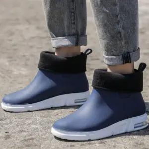 남성 다용도 무광컬러 기모 방한 레인 부츠 SFZ8+4EsU