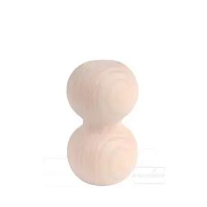 WL 순수편백나무 땅콩 마사지볼 10cm 1p 편백나무지압기