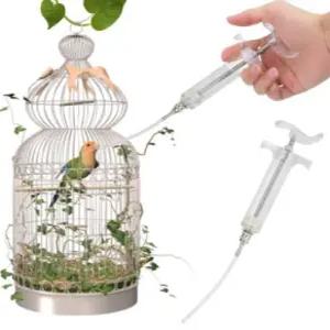 앵무새 조류 새 먹이주사기 파충류 20ml