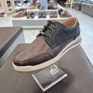 엘칸토 HC11 소가죽 남성화 초경량 세미케주얼 보트화 Q2H0U51J385