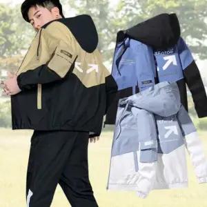 [패션] 간절기 아노락 바람막이 아우터 후드 집업 방풍 점퍼