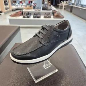 엘칸토 HC11 소가죽 남성 보트화 초경량 세미정장 보트화  J2H2U5J1359