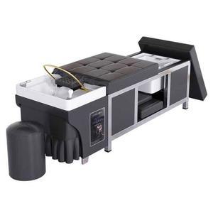 샴푸침대 샴푸대 두피테라피 헤드스파 두피 블랙 물순환 뷰티 온수기 일체형 헤드스파베드