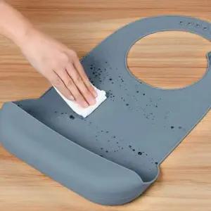 성인방수턱받이 노인턱받이 어르신 실리콘 성인 턱받이 M11765