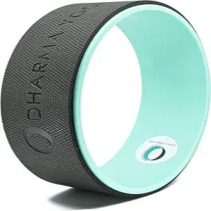 달마 요가 휠 베이직 - 척추 롤러 및 백 링 인대 근육을 늘리고 폼 패딩으로 자세를 더 깊게 유지 스트레칭