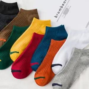 학생 여성 10개 삭스 귀여운 세트 양말 패션 골지 여자