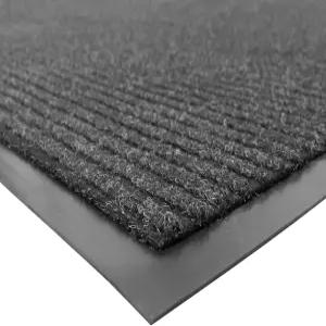 유니마트 교통 가드 도어 매트 4피트 x 6인치 튼튼한 방수 얼룩 및 변색 방지 웰컴 내구성 있는 고무