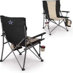 피크닉 타임 NFL 댈러스 카우보이스 빅 베어 XXL 캠프 체어 쿨러 헤비 듀티 비치 500파운드 용량의 캠핑