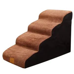 아우얼스룸 강아지계단 침대 발판 보조 스텝 천 하우스 고양이