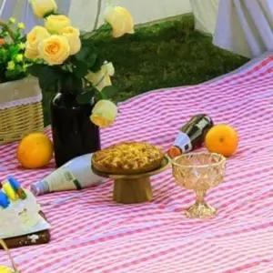 돗자리 체크 방수 휴대용 매트