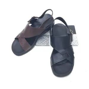 03호 수제화 남성신사샌들 가죽 2중쿠션 고급형 국내생산