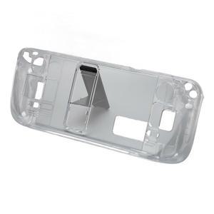 스팀 데크용 보호 케이스, 스탠드 베이스가 있는 커버 프로텍터, 스팀 데크 액세서리용 전체 보호 커버 케이스, 미끄럼 방지 및 스크래치 방지 디자인, 클리어