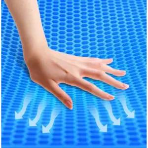 냉감패드 토퍼 젤 벌집 젤리 패드 방석 통기성 육각 매트리스 깔개