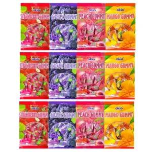 오키오젤리4종 딸기+포도+피치+망고(3개씩)