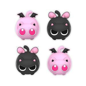 닌텐도 스위치용 플레이바이탈 엄지 쿠션 캡 엄지 그립 캡, 닌텐도 스위치 라이트용 조이스틱 커버, OLED 조이콘용 엄지 스틱 그립 - PP & VV 날개 달린 고양이