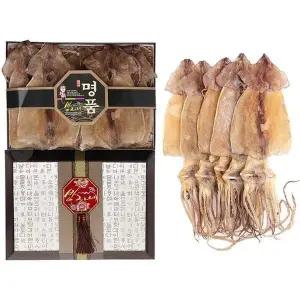 VB T3G0O0U3 마른오징어 선물세트 5마리 450g내외 보자기포장