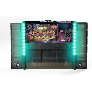 슈퍼 닌텐도 게임 콘솔용 800 in 1 멀티 게임 카트리지 LED 버전