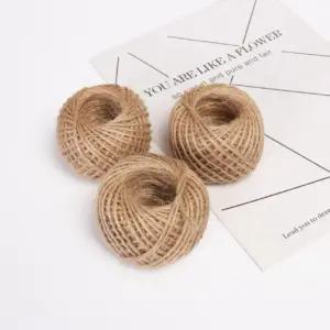 리본끈 마끈 선물 재료 포장 원형 황마 2mm