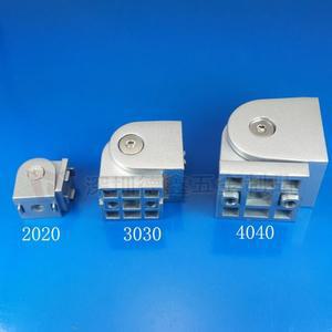 /3030/4040/4545 아연 합금 리빙 힌지 알루미늄 프로파일 피팅 직각 플렉시블 피벗 커넥터