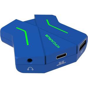 PS5 키보드 및 마우스 어댑터용 HYCARUS NOT PS4, Xbox One, Xbox Series X/S, N-Switch와 호환되며 FPS, TPS, RTS 등의 게임에 완벽합니다.