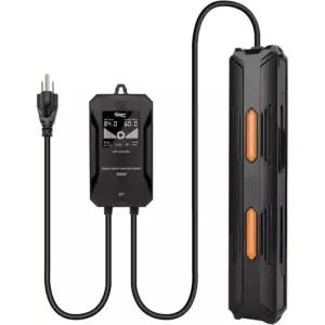하이거 수족관 히터 100W 200W 300W 500W 800W 잠수식 어항 과열 방지 기능 및 담수 염수용 디지털