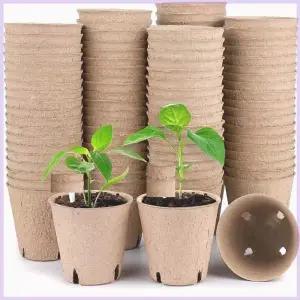 지피포트 화분 종이 파종 식물 지피 일회용 펠렛 모종 포트