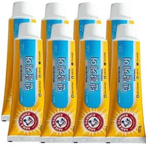 암앤해머 덴탈케어 127g 오리지날 치약 8개
