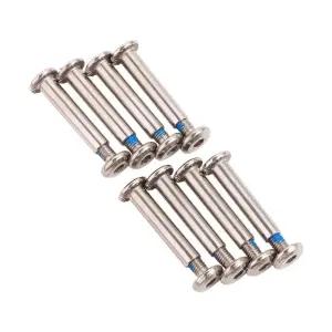 8Pc/인라인 스케이트 나사 세트 교체용 6MM 신발 휠 액슬 튼튼한 블레이드 스페이서 롤러 액세서리