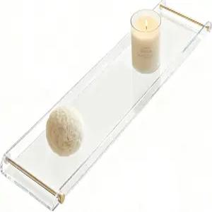 아크릴 욕조 트레이 NEWRAIN 투명 캐디 테이블 독특한 집 따뜻하게 선물 새 기념일 및 커플 결혼 스파 또는