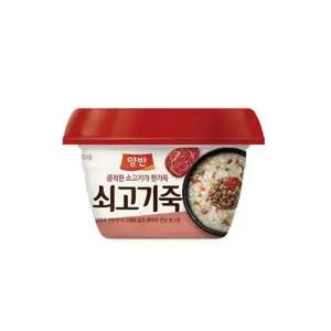 양반 B3Y2N0Q6 쇠고기 죽 287.5g 24개