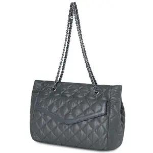 [라일리] Rly 여성 캐주얼백 패션 패딩 손가방 쇼퍼백 그레이